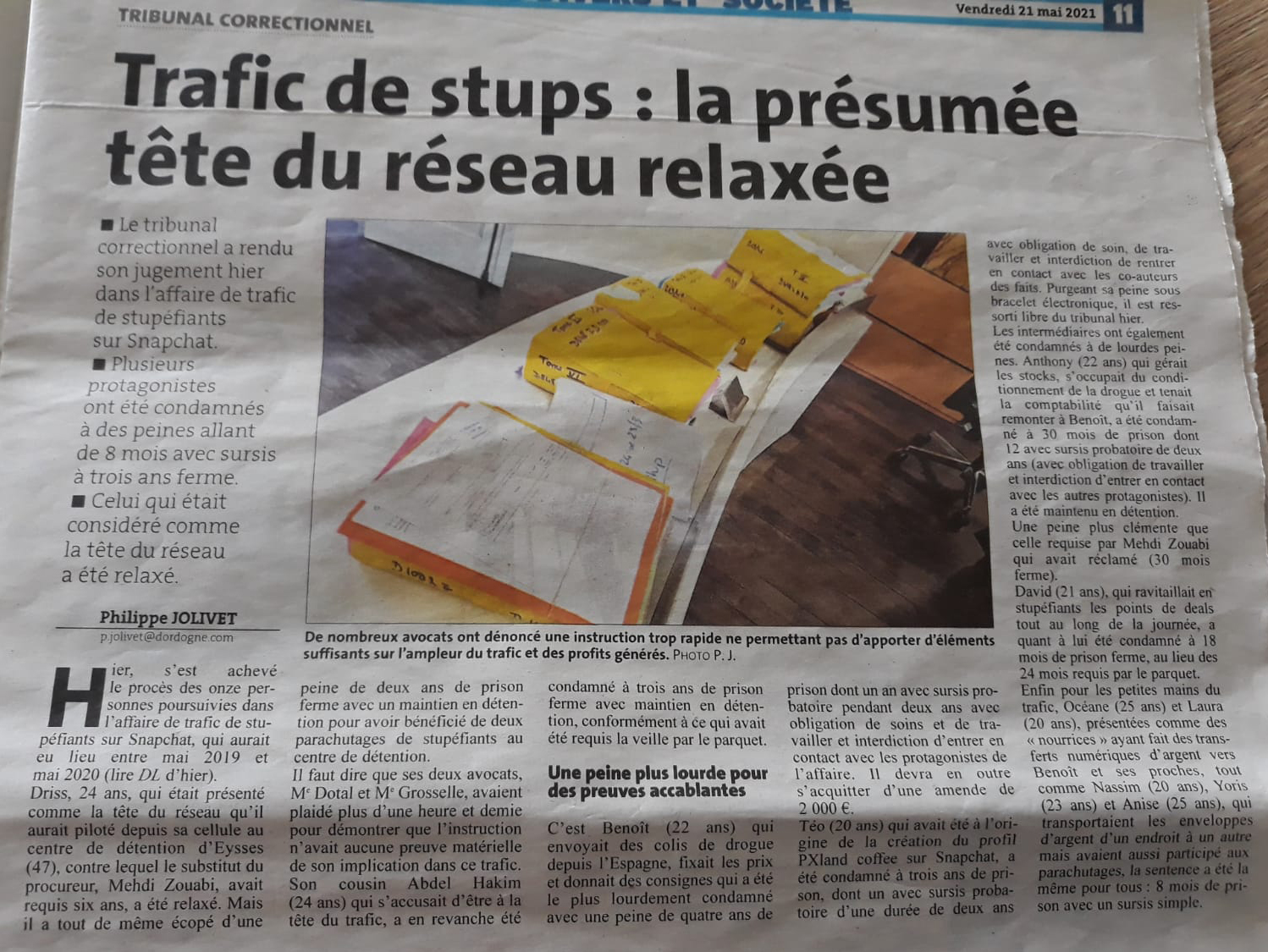 Trafic de stups : la présumée tête du réseau relaxée